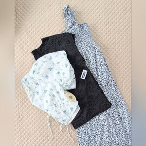 Summer Bundle, 2 Blouses NWT, 1 Dress